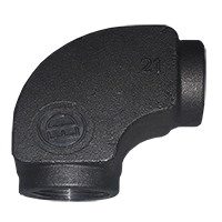 زانو لوله فلزی گالوانیزه